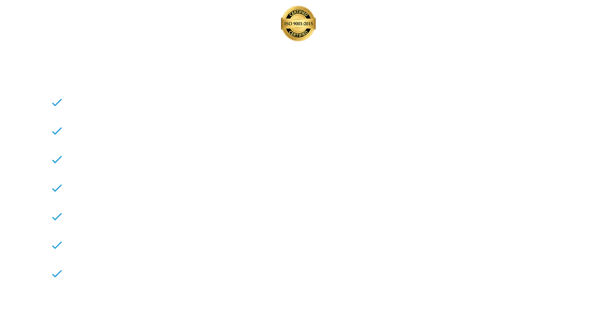 ISO 9001:2015 certified